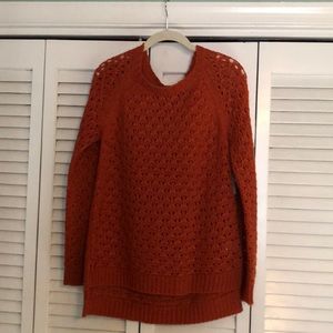 Burnt orange sweater